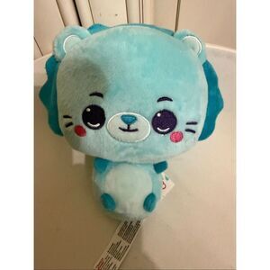 Gund Drops Kids Roger Roars Expressive Stuffed Animal Soft Plush Toy Blue Lion